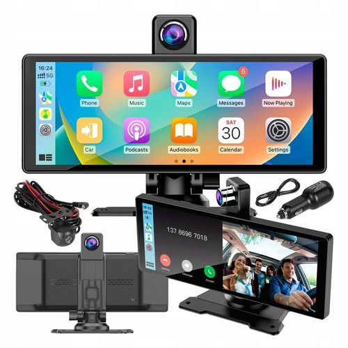 RADIO STACJA MULTIMEDIALNA MONITOR 9'' ANDROID AUTO APPLE CARPLAY KAMERY na Arena.pl