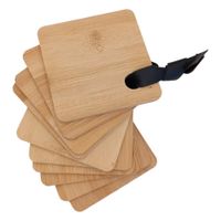 Podkładka Bambusowa Podstawka 9x9cm 10szt