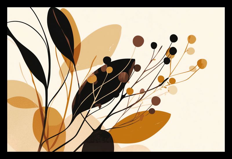 Plakat 30x20cm Jesienne Sylwety zdjęcie 2