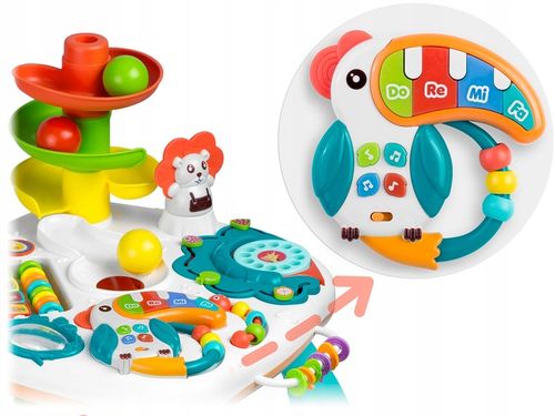 STOLIK EDUKACYJNY INTERAKTYWNY 2w1 TABLICA PANEL MUZYCZNY MUZYKA RICOKIDS na Arena.pl