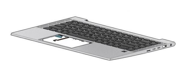 HP Top Cover W/Keyboard CP+PS BL zdjęcie 1
