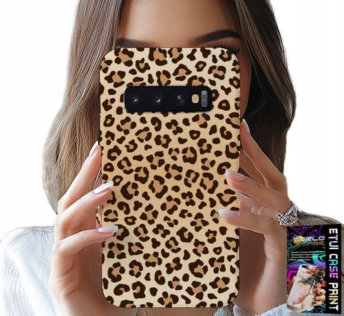 ETUI DO SAMSUNG GALAXY S10 PLUS - PLECKI W PANTERKĘ MODNE KOBIECE WZORY na Arena.pl
