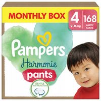 Pampers Harmonie Rozmiar 4 168 szt. Pieluchomajtki