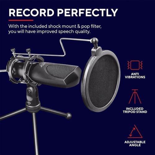 Trust Gaming GXT 232 Mantis 22656, Mikrofon Komputerowy ze Złączem USB na Arena.pl