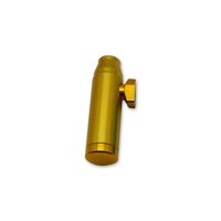 aluminiowy sniffer / doser - złoty 52 mm