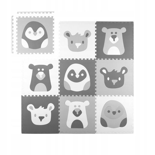 MATA PIANKOWA EVA PUZZLE MIĘKKA DLA DZIECI ZWIERZĄTKA 180x180cm RICOKIDS na Arena.pl