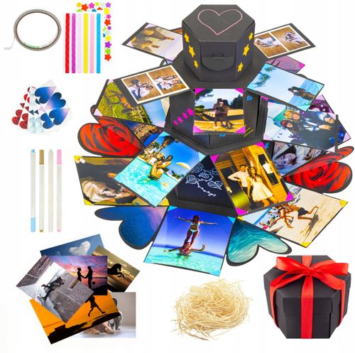 EXPLODING BOX ALBUM - PUDEŁKO NIESPODZIANKA + ZDJĘCIA na Arena.pl