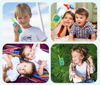 WALKIE-TALKIE DLA DZIECI LATARKA ŁOKI TOKI DUŻY ZASIĘG 2X KRÓTKOFALÓWKA RÓŻ