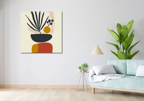 Obraz 90x90cm Botaniczny Wgląd na Arena.pl