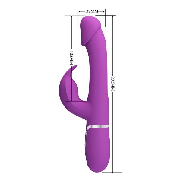 Pretty Love - Kampas Purple, 7 Vibration Functions 4 Licking Settings zdjęcie 9
