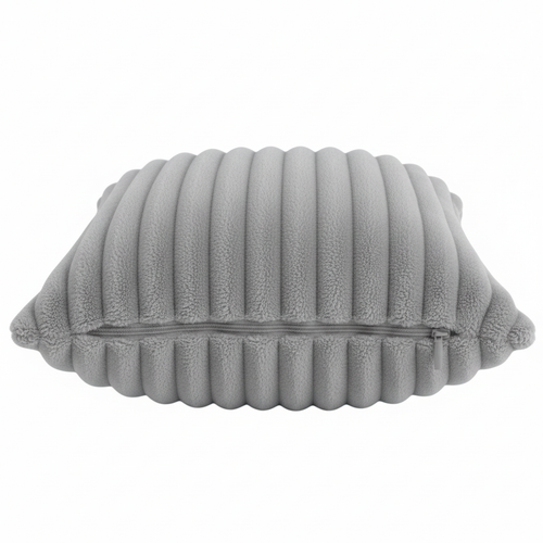 Zestaw 2x Poszewka dekoracyjna Jasiek struktura toczona 40x40 szary na Arena.pl