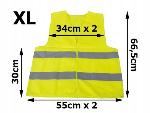kamizelka odblaskowa żółta xl na Arena.pl