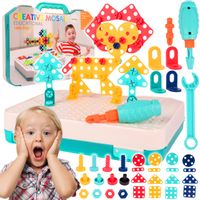 Kreatywne Klocki Układanka Śrubki Śrubokręt Mały Majsterkowicz 188 El