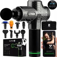 PISTOLET DO MASAŻU MASAŻER DO PLECÓW CIAŁA MASSAGE GUN PRO ALPHA