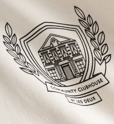 Les Deux Męskie Chad Bluzy z kapturami Ecru M na Arena.pl