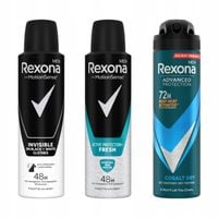Antyperspirant w aerozolu REXONA MEN zestaw dla mężczyzn 3x 150ml
