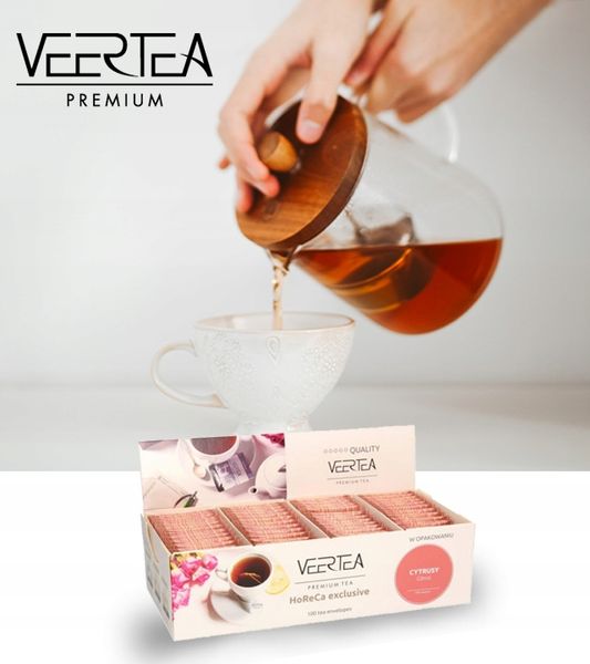 Herbata VEERTEA ENERGETIC CITRUS 100 saszetek zdjęcie 4
