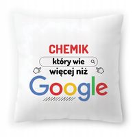 Poduszka Dla Chemika Na Urodziny Prezent Z Nadrukiem Ze Zdjęciem