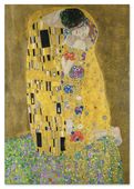 Obraz na płótnie gustav klimt kiss 70x100 cm