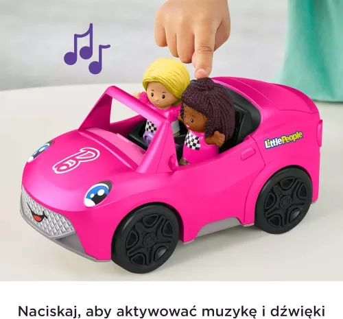 Fisher-Price. HJN53 Little People. Kabriolet Barbie i zestaw figurek na Arena.pl