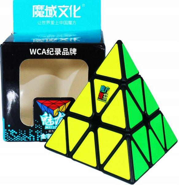 ORYGINALNA KOSTKA RUBIKA MoYu PYRAMINX Black 3x3x3 zdjęcie 3