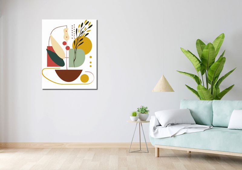Obraz 70x90cm Harmonia Natury Martwej zdjęcie 2