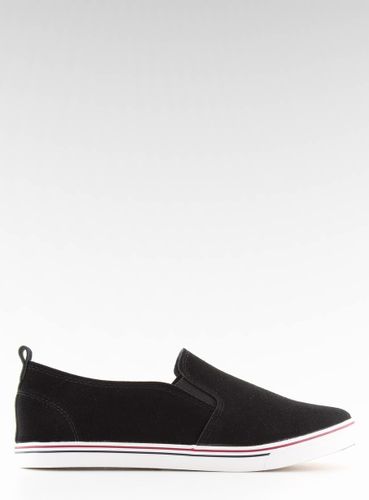 Trampki slipony czarne XL07P BLACK - 39 na Arena.pl