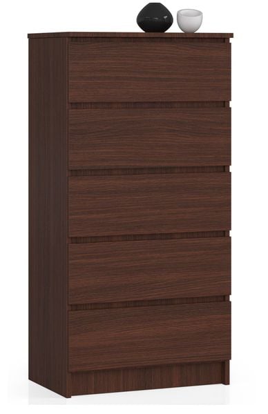 KOMODA K 60 cm 5 SZUFLAD WENGE zdjęcie 1