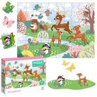 puzzle edukacyjne wiosenne kwiaty 60 el. kolorowa układanka dodo  300411