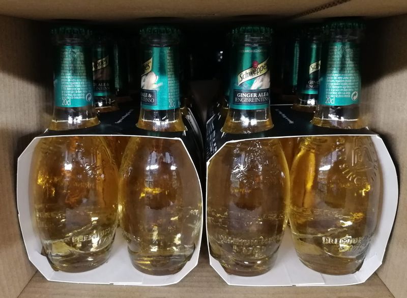 Schweppes Ginger Ale & Jengibre Intenso 200ml - karton zdjęcie 1