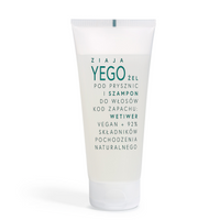 Ziaja YEGO Vegan żel pod prysznic szampon wetiwer