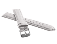 LAVVU Biały wyściełany pasek BISON z luksusowej skóry Top Grain - 16