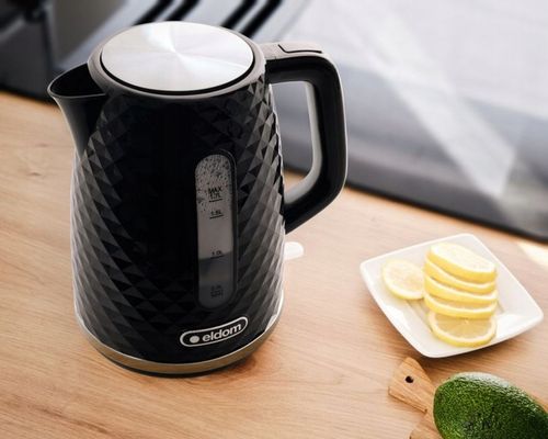 Czajnik elektryczny bezprzewodowy czarny ELDOM C280B 1,7L 2200W cichy na Arena.pl