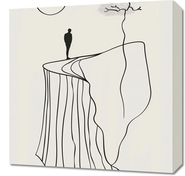 Obraz 50x50cm Samotność i Wzniosłość zdjęcie 1