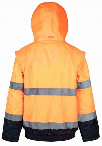 Kurtka robocza odblask BOMBER 2w1 orange L na Arena.pl