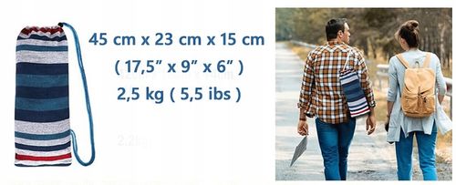 HAMAK OGRODOWY dwuosobowy XXL TURYSTYCZNY huśtawka WZMOCIONY DRĄŻEK 260x155 na Arena.pl