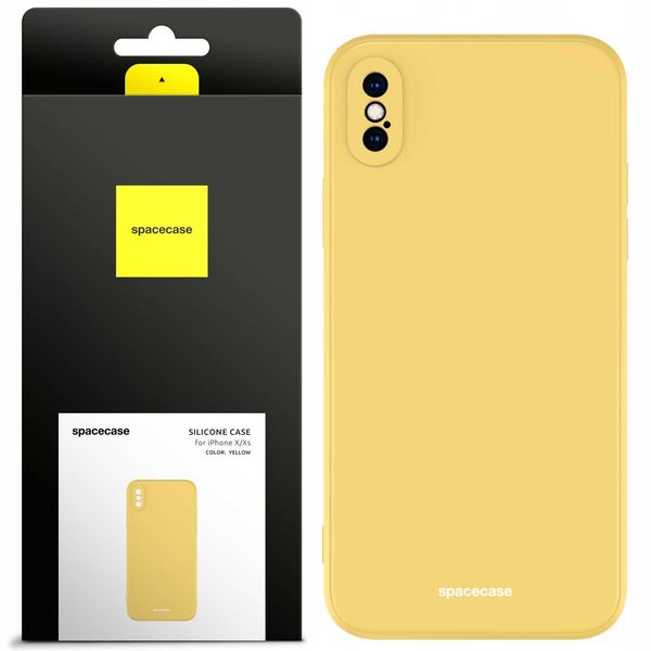 Spacecase Silicone Case Iphone X/Xs Yellow zdjęcie 1