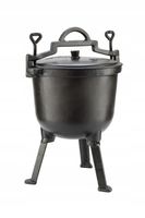 KOCIOŁEK żeliwny garnek 8L myśliwski pieczonek 8L