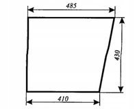 Szyba drzwi dolna Massey Ferguson MF-255 kabina Chełmża, Lubsko