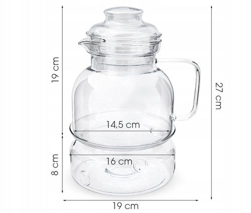 Dzbanek z podgrzewaczem TERMISIL 1,5l na Arena.pl