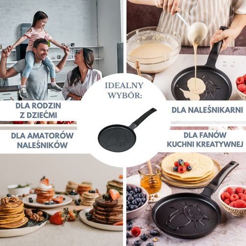 patelnia do naleśników z kotkiem 18cm klausberg kb-7973 na Arena.pl