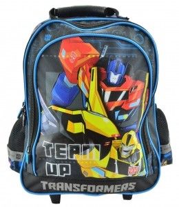 PLECAK NA KÓŁKACH TRANSFORMERS NIEBIESKI na Arena.pl