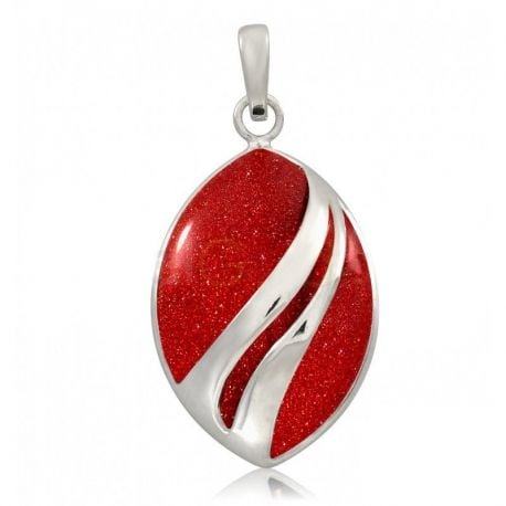 SREBRNY WISIOREK PIASEK PUSTYNI OPAL ONYKS PRÓBA SREBRA 925 zdjęcie 2