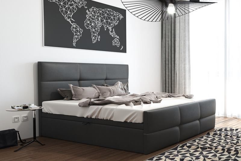 Nowoczesne Łóżko OSLO 200 x 200 zdjęcie 1
