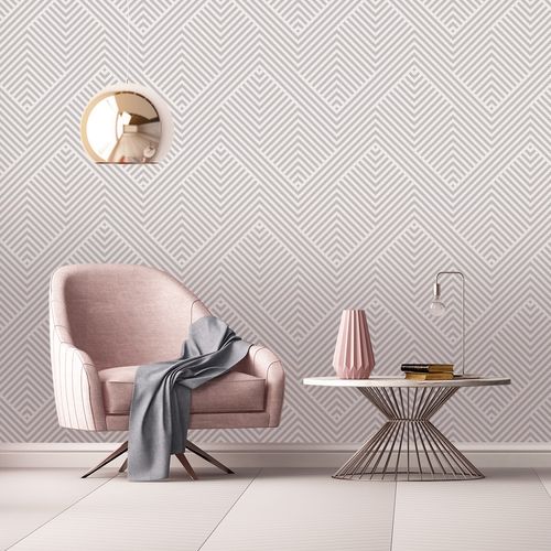 Tapeta Do Sypialni Optyczny Wzór GEOMETRYCZNY 3D na Arena.pl