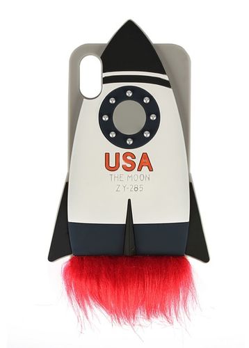 CASE ETUI 3D RAKIETA CZERWONA IPHONE X na Arena.pl