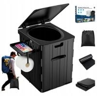 Toaleta Turystyczna Składana Przenośna Pokrowiec Worki Do Kampera Podróżna