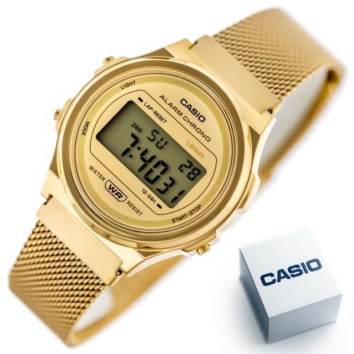 Zegarek Damski Casio Vintage 37mm A171WEMG-9A + BOX (zd645a) na Arena.pl