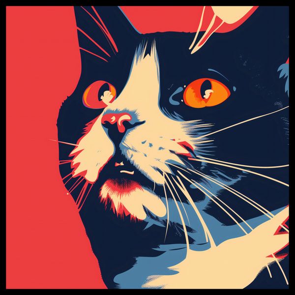 Plakat 70x70cm Szok zdjęcie 2