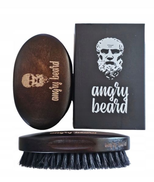 Angry Beard Legendarna Mitologiczna Szczotka do Brody z włosiem Dzika 100% zdjęcie 16